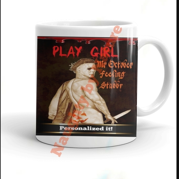 Mr October Feeling Stabby coffee cup/ mug - Picture 2 of 3